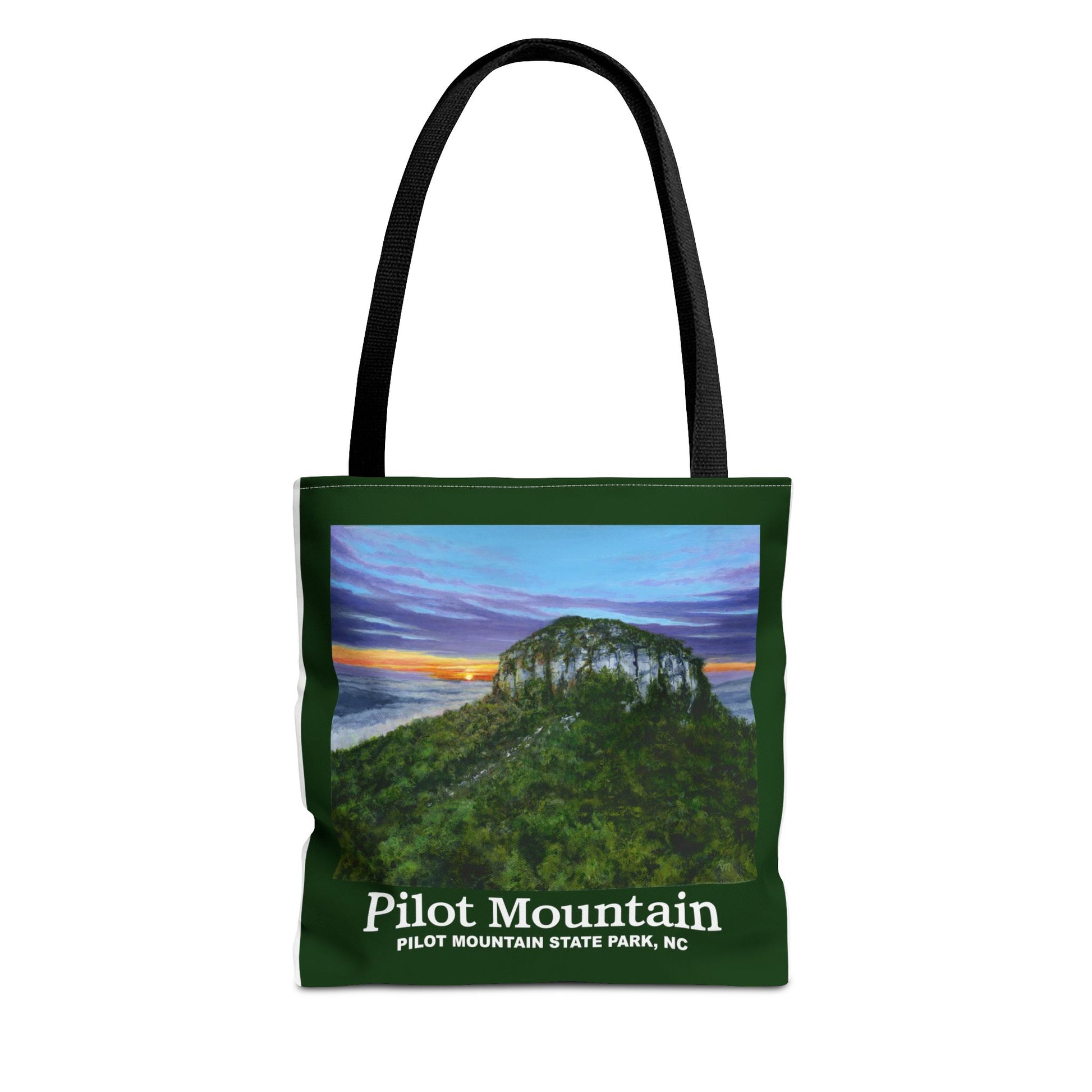 Pilot Mountain Scenic Tote Bag – Perfect for Outdoor Adventures, Beach Trips, and Everyday Use