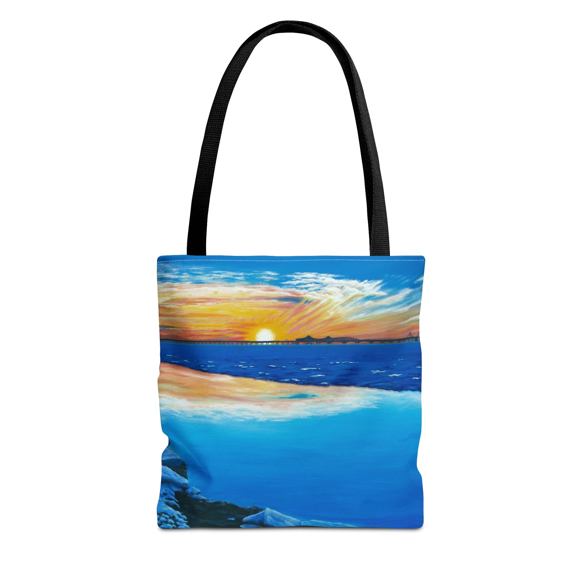 Chesapeake Bay Bridge On Ice | Tote Bag