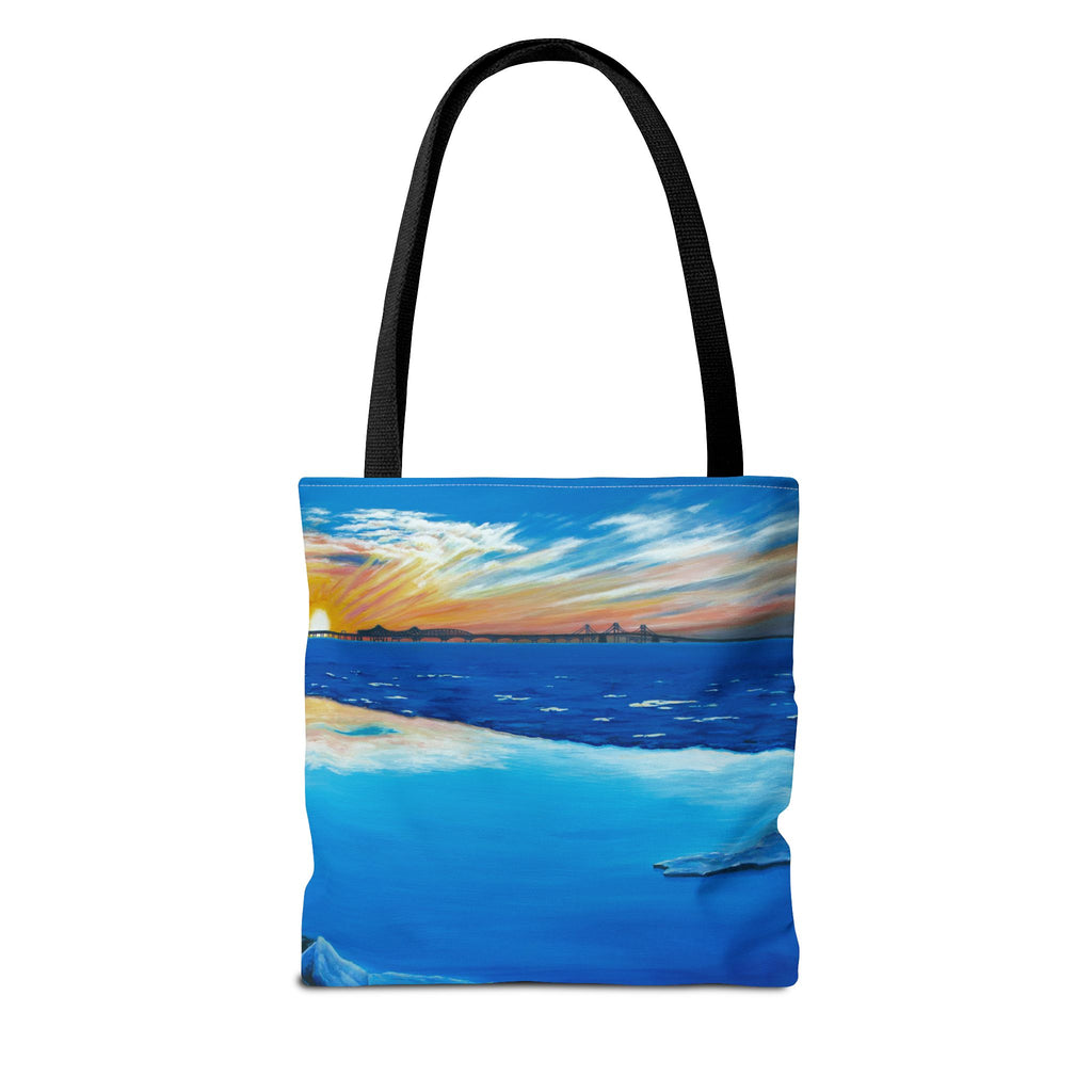 Chesapeake Bay Bridge On Ice | Tote Bag
