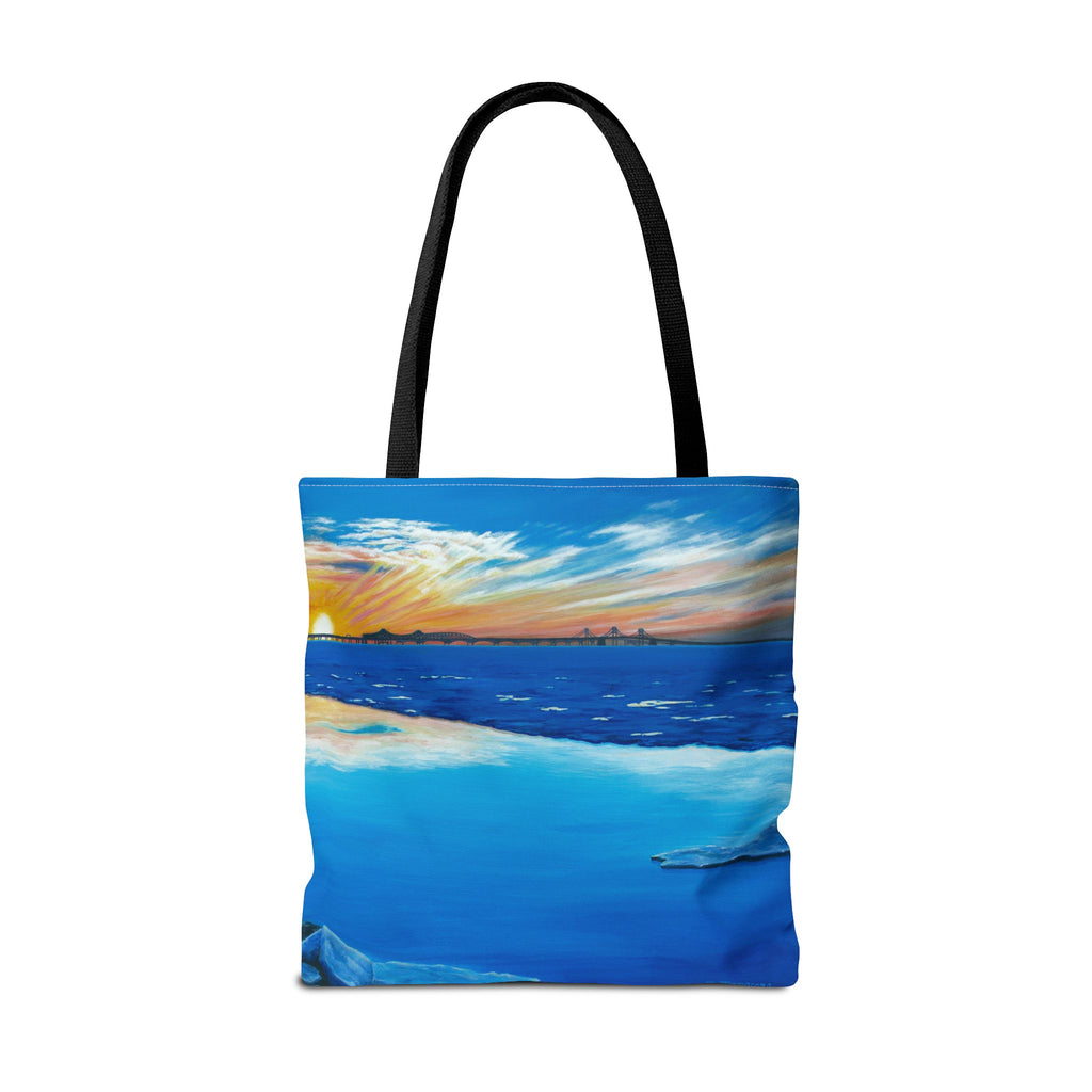 Chesapeake Bay Bridge On Ice | Tote Bag