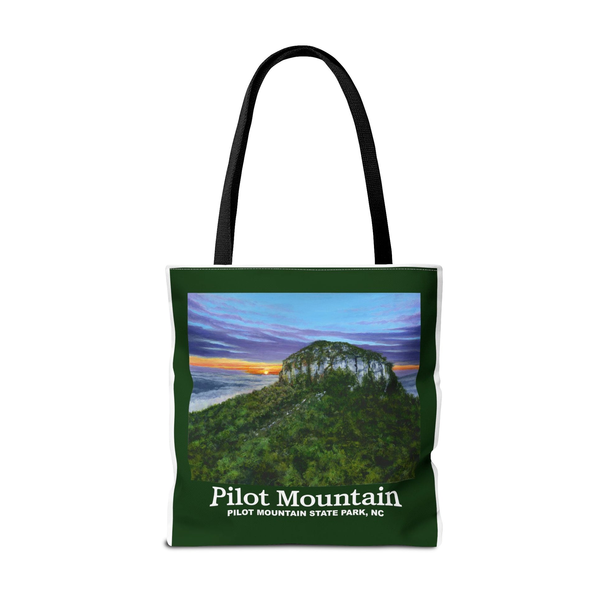 Pilot Mountain Scenic Tote Bag – Perfect for Outdoor Adventures, Beach Trips, and Everyday Use