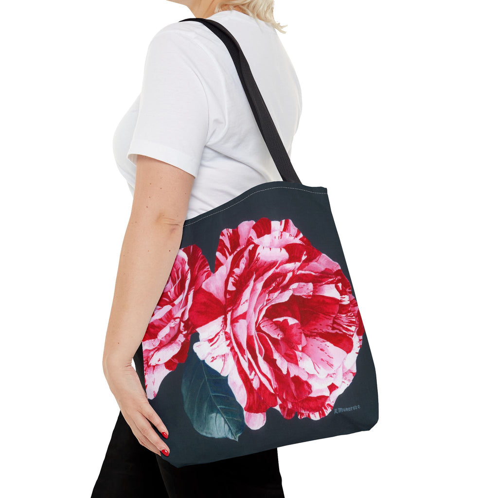Candy Cane Roses | Tote Bag