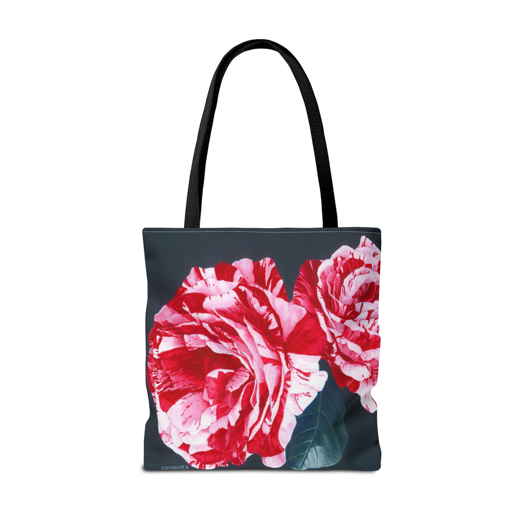 Candy Cane Roses | Tote Bag