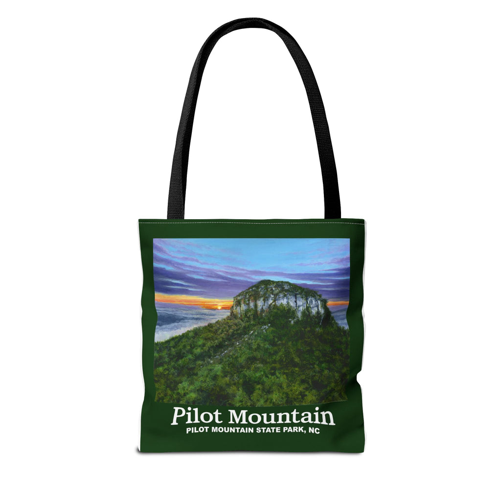 Pilot Mountain Scenic Tote Bag – Perfect for Outdoor Adventures, Beach Trips, and Everyday Use