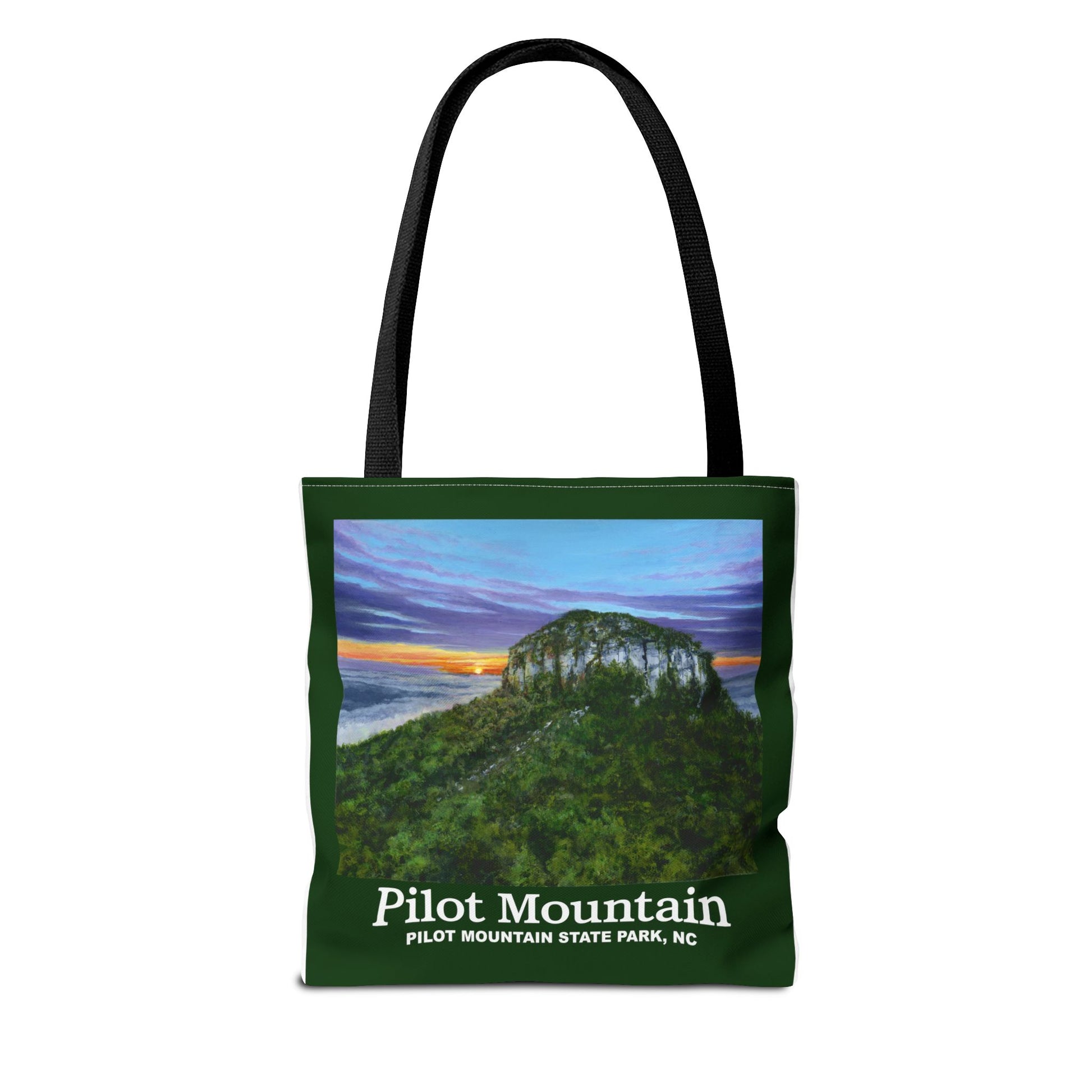 Pilot Mountain Scenic Tote Bag – Perfect for Outdoor Adventures, Beach Trips, and Everyday Use