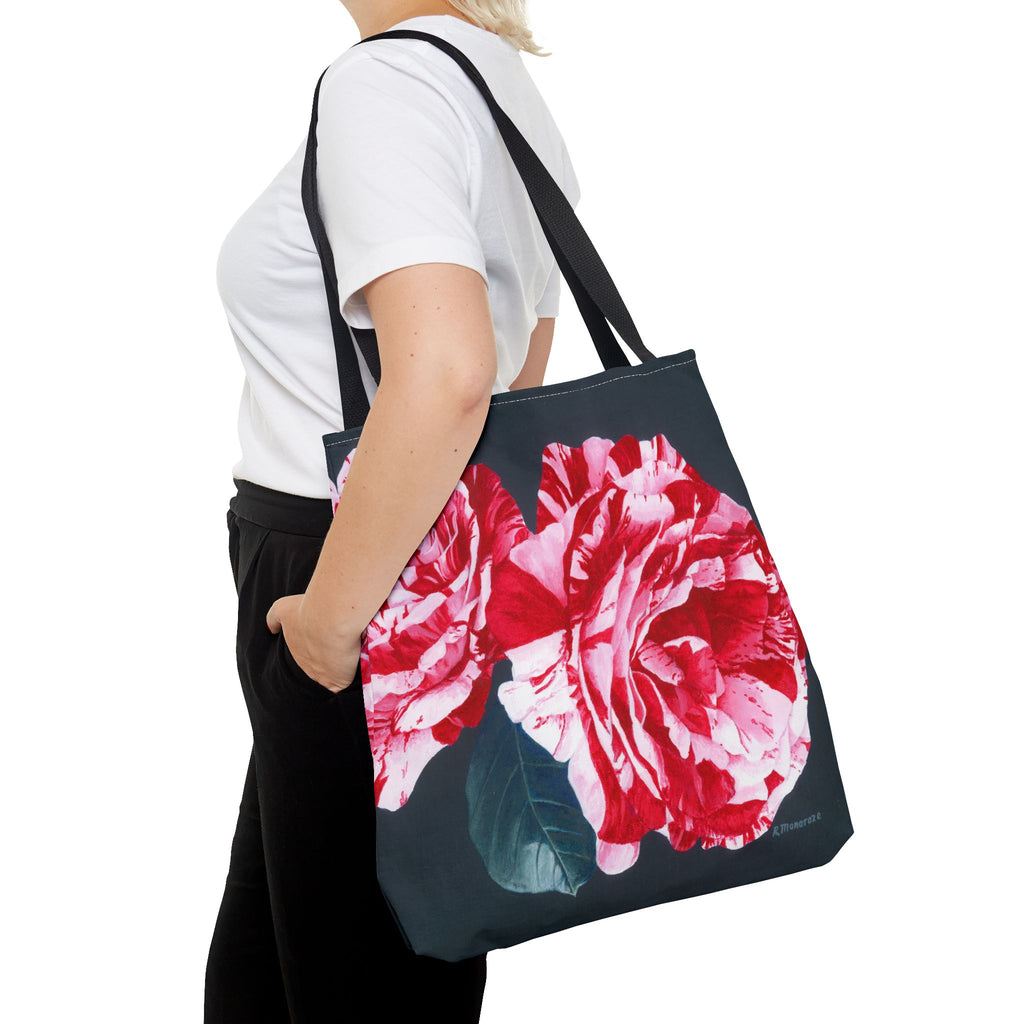 Candy Cane Roses | Tote Bag