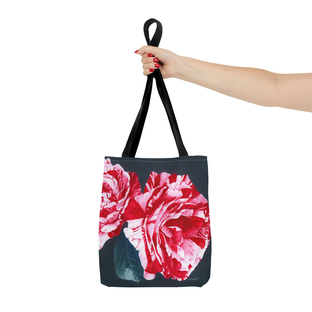 Candy Cane Roses | Tote Bag