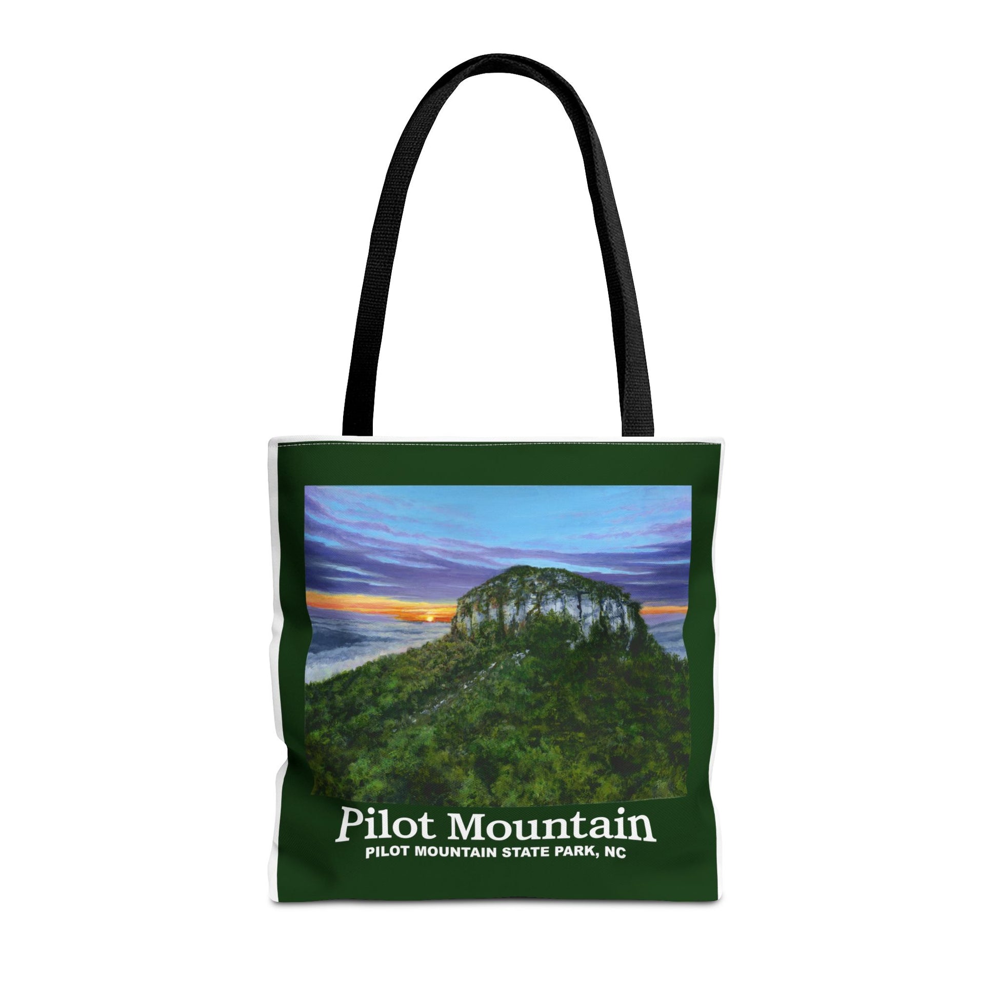 Pilot Mountain Scenic Tote Bag – Perfect for Outdoor Adventures, Beach Trips, and Everyday Use