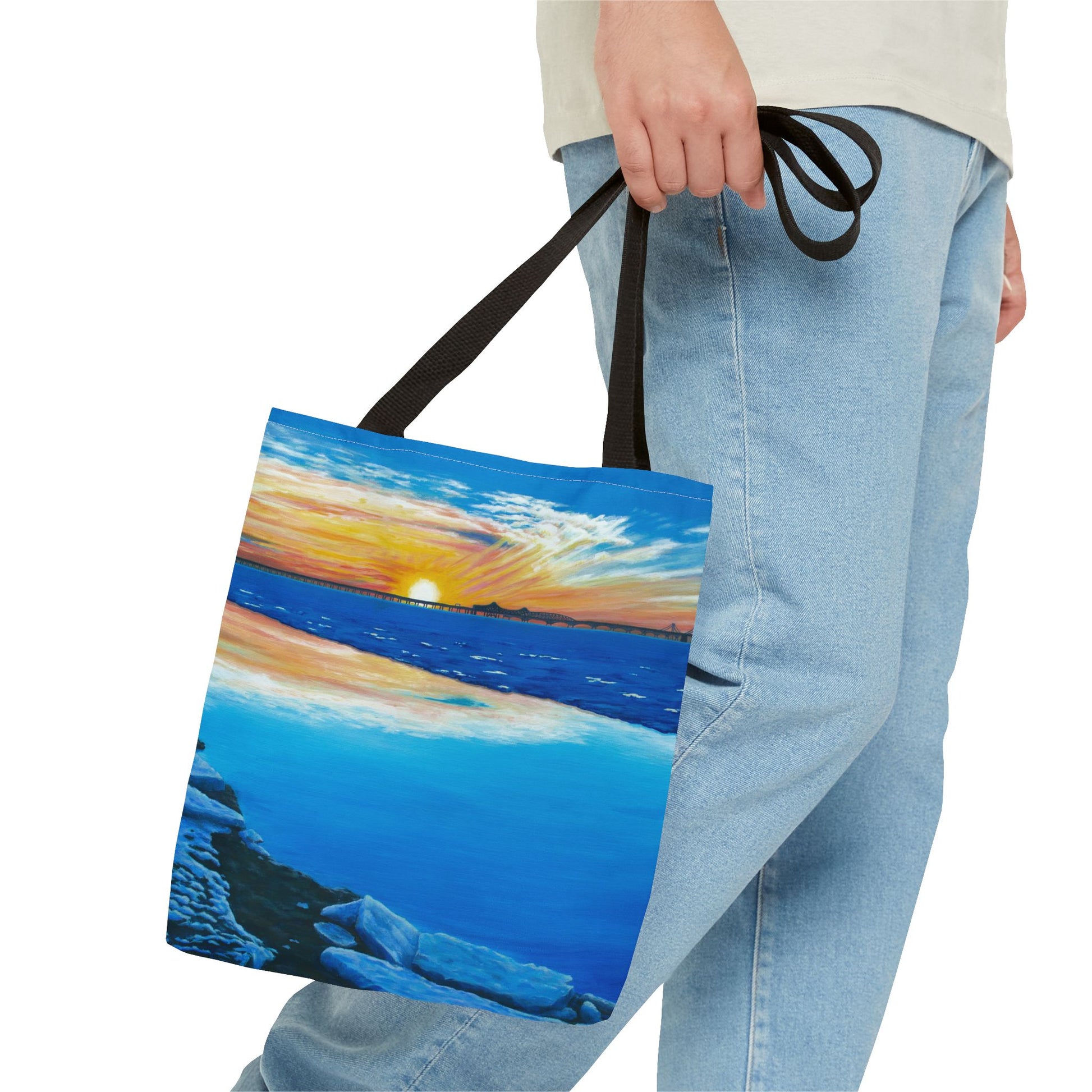 Chesapeake Bay Bridge On Ice | Tote Bag