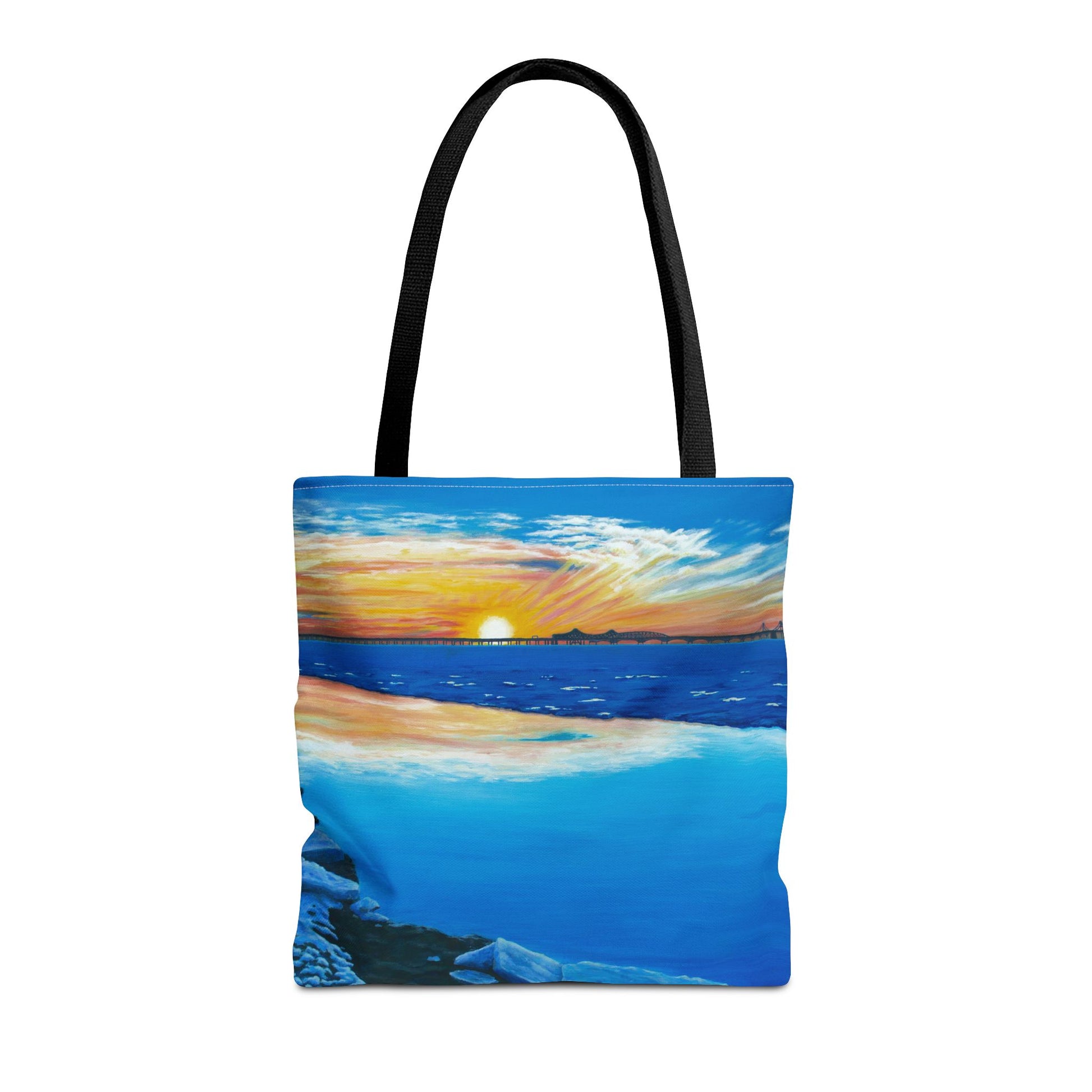 Chesapeake Bay Bridge On Ice | Tote Bag
