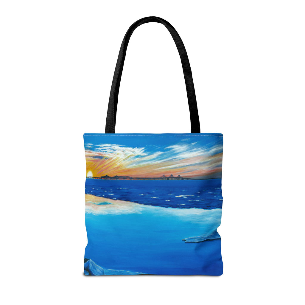 Chesapeake Bay Bridge On Ice | Tote Bag