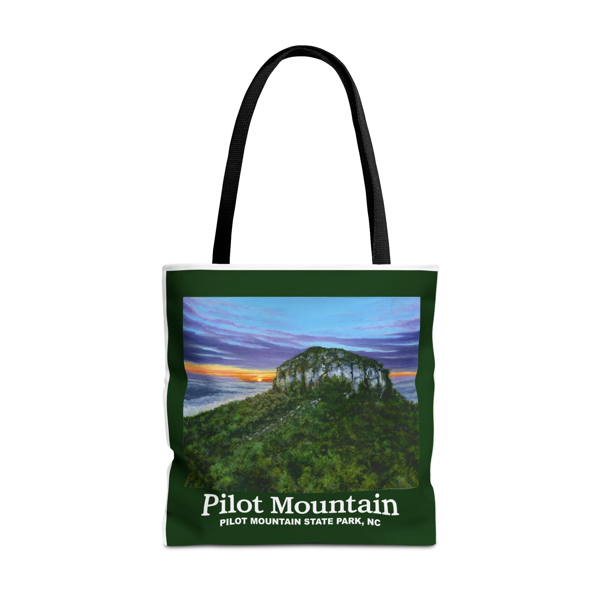 Pilot Mountain Scenic Tote Bag – Perfect for Outdoor Adventures, Beach Trips, and Everyday Use
