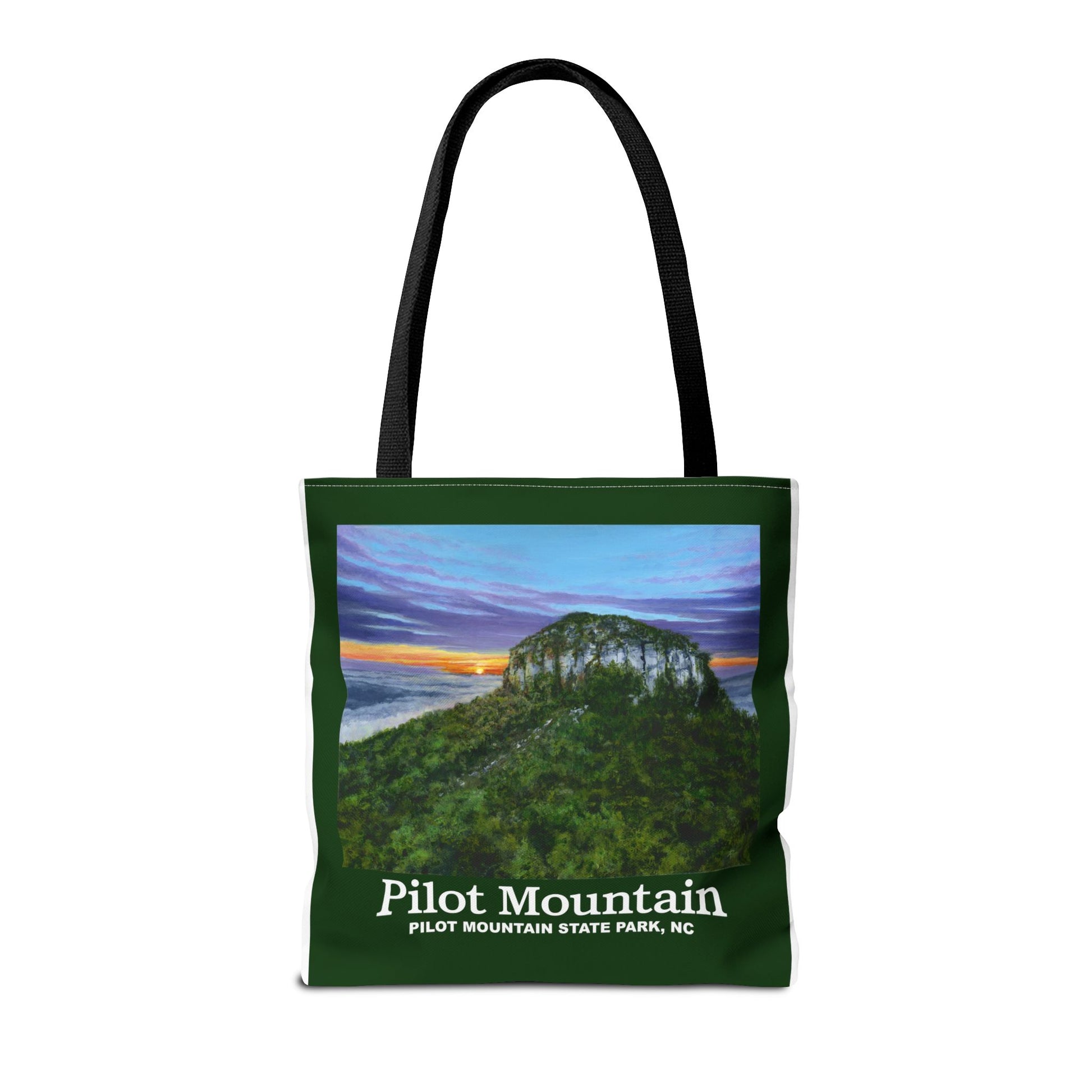 Pilot Mountain Scenic Tote Bag – Perfect for Outdoor Adventures, Beach Trips, and Everyday Use