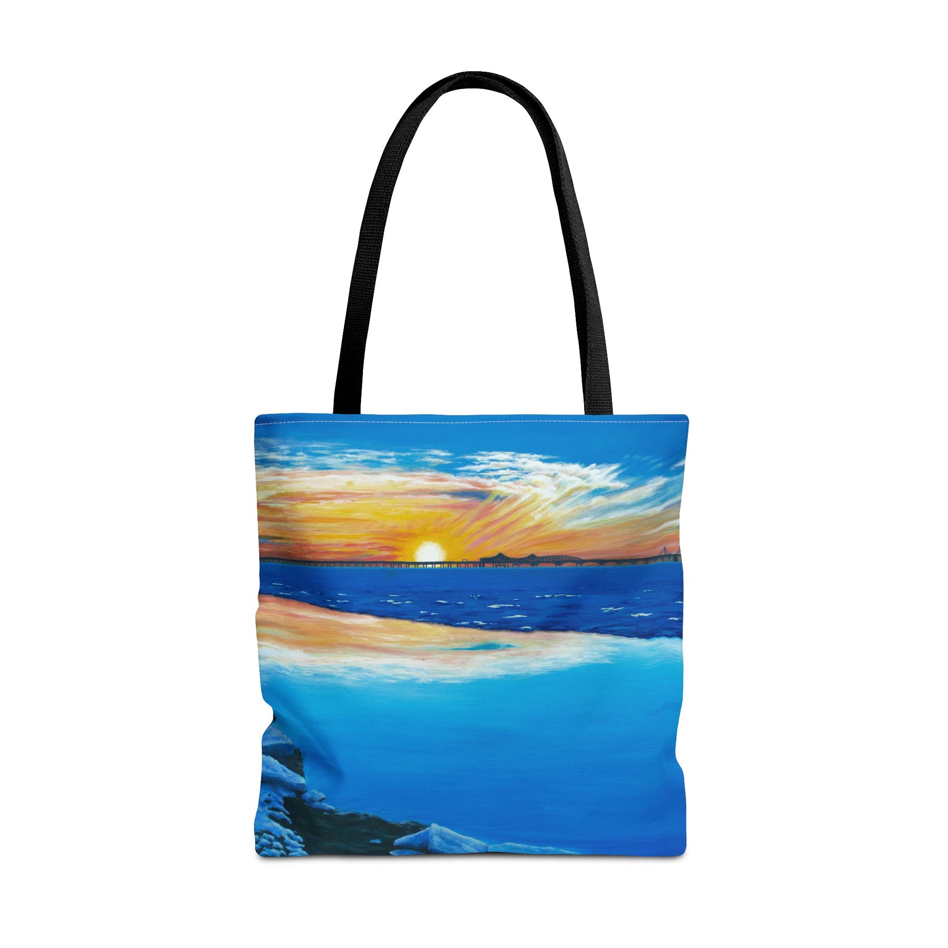 Chesapeake Bay Bridge On Ice | Tote Bag